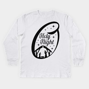 O holy night Kids Long Sleeve T-Shirt